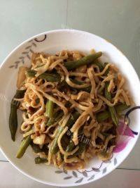 美味的豆角焖面
