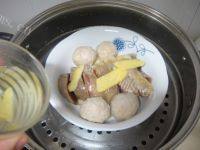 鱼肉丸蒸三鲜做法图解16)