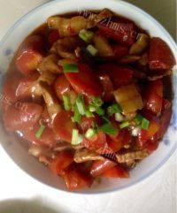 家常菜红萝卜烧肉