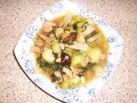 芳香四溢的油菜炒肉