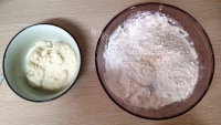 美味蛋香豆渣馒头做法图解1)