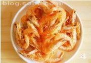 美味的酸辣蜜汁北极虾做法图解4)