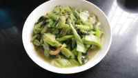 家常版芥菜炒咸肉做法图解6)