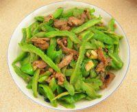 家常菜苦瓜炒肉丝