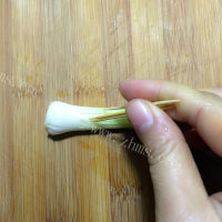 美味的香菇酿大蒜做法图解8)