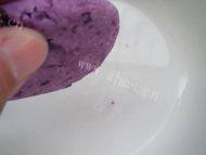 DIY美食派紫薯糯米饼做法图解6)