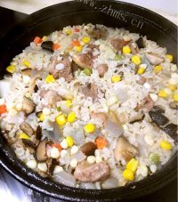 营养的排骨煲饭做法图解8)