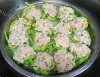营养肉末酿豆角做法图解6)