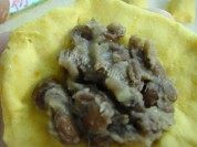自制南瓜芝麻糯米饼做法图解3)
