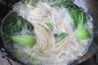自己做的油菜鸡蛋面做法图解5)