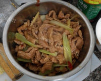 家常菜麻辣肉片做法图解6)