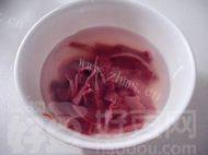 猪肝菠菜汤做法图解3)