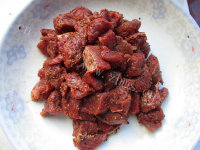 美味的芝加哥牛肉粒做法图解5)