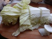 诱人的白菜炖冻豆腐做法图解3)