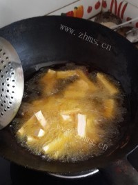 美味的拔丝地瓜做法图解3)