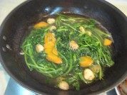 上汤西洋菜做法图解3)