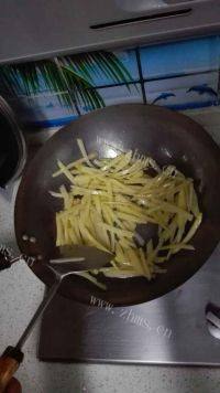 家常菜清炒土豆丝做法图解3)