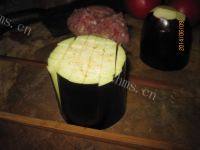 味道不错的肉末蒸茄子做法图解6)