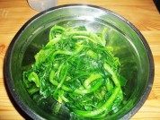 家常菜凉拌西洋菜做法图解3)