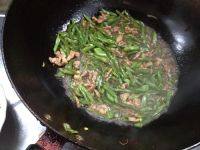 自制四季豆炒肉丝