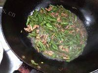 自制四季豆炒肉丝