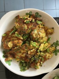 自制青椒鸡蛋饼