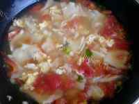 美味营养的西红柿鸡蛋面片汤的做法图解八