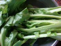 家庭版清炒苦麦菜做法图解1)