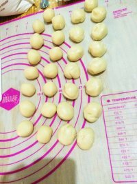 自制绿豆酥饼做法图解5)