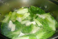 小白菜豆腐汤做法图解5)