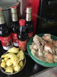 唇齿留香的猪脚姜做法图解1)