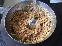 美味的腊肉粽子做法图解3)