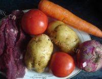 家常菜番茄土豆炖牛肉做法图解1)