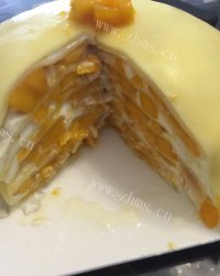 鲜美可口的芒果千层做法图解7)