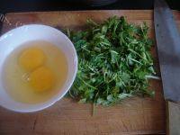 家常菜香菜炒鸡蛋做法图解1)