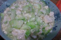 家常菜丝瓜炒豆腐