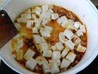 家常菜肉末豆腐做法图解6)