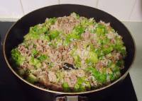  家常生炒牛肉生菜姜粒饭做法图解12)