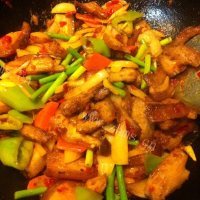 简易回锅肉做法图解5)