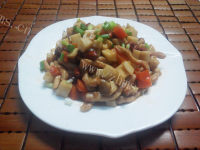 家常菜杏鲍菇炒肉