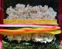 韩式原味紫菜包饭做法图解4)