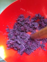自制紫薯花卷做法图解1)