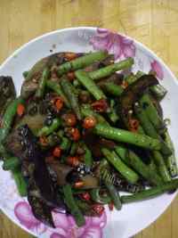 好吃的豆角烧茄子做法图解11)