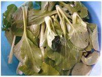 家常菜香菇炒青菜做法图解1)