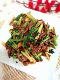 家常菜泡椒牛肉丝