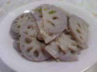 味道不错的清炒藕片