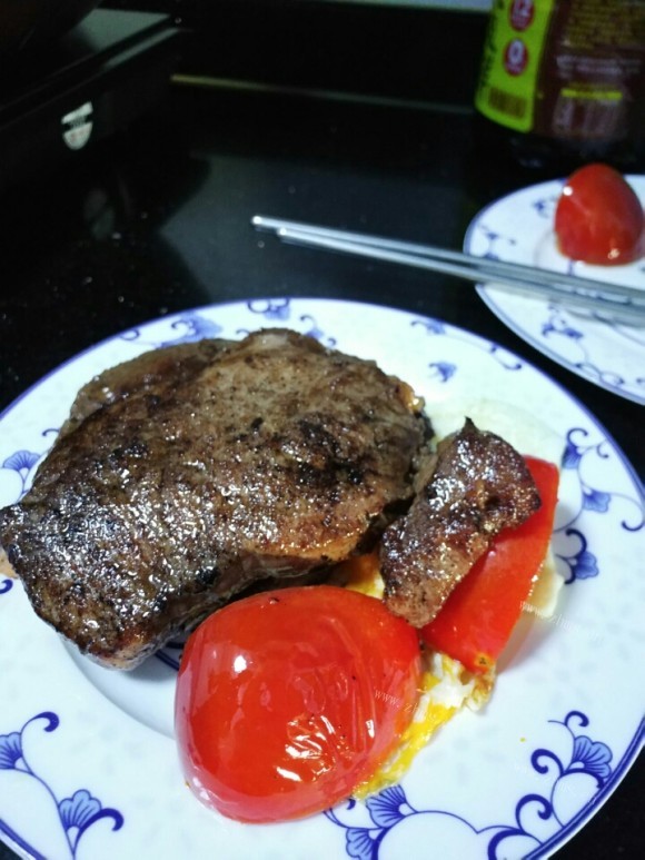独特的菲力牛排