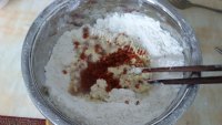 健康芝麻核桃馅桂花地瓜糕做法图解3)