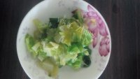 回味无穷的青菜粥做法图解6)