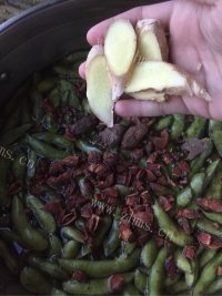 五香水煮毛豆做法图解8)